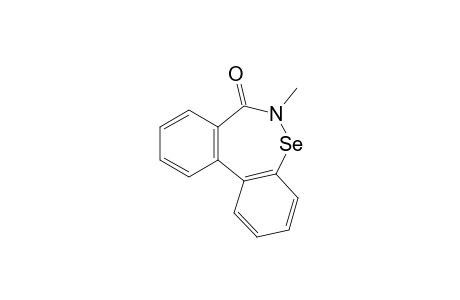 N-Methyl dibenzo[d,f]-1,2-selenazepin-3-one