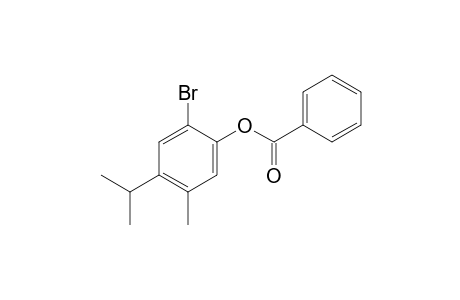 6-bromo-4-isopropyl-m-cresol, benzoate