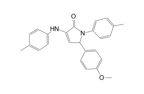 5-(4-methoxyphenyl)-1-(4-methylphenyl)-3-(4-toluidino)-1,5-dihydro-2H-pyrrol-2-one