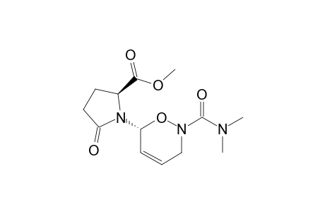 (6R)-6-[(5'S)-5'-(Methoxycarbonyl)-2'-oxopyrrolidin-1'-yl]-N,N-dimethyl-3,6-dihydro-2H-1,2-oxazine-2-carboxamide