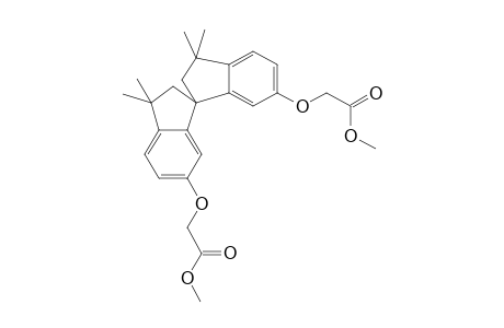 Acetic acid, 2,2'-[(2,2',3,3'-tetrahydro-3,3,3',3'-tetramethyl-1,1'-spirobi[1H-indene]-6,6'-diyl)bis(oxy)]bis-, dimethyl ester