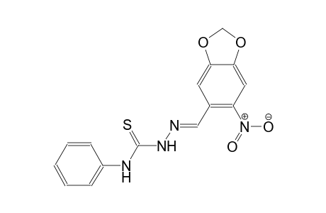 6-nitro-1,3-benzodioxole-5-carbaldehyde N-phenylthiosemicarbazone