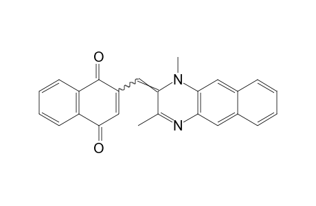 2-[(1,2-dihydro-1,3-dimethylbenzo[g]quinoxalin-2-ylidene)methyl]-1,4-naphthoquinone