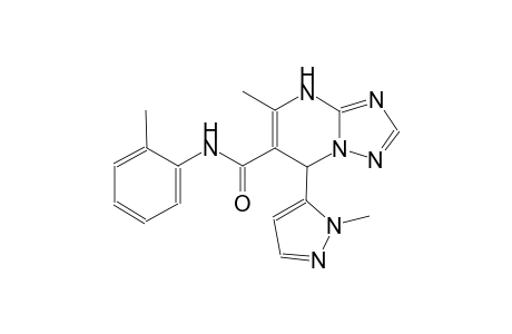 5-methyl-N-(2-methylphenyl)-7-(1-methyl-1H-pyrazol-5-yl)-4,7-dihydro[1,2,4]triazolo[1,5-a]pyrimidine-6-carboxamide