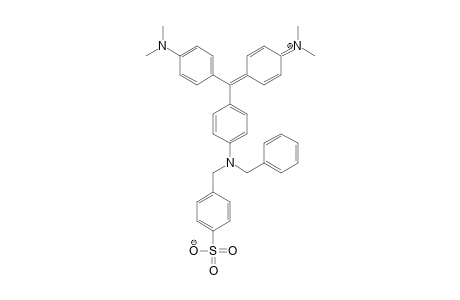 Methylium, bis[4-(dimethylamino)phenyl][4-[benzyl[(4-sulfophenyl)methyl]amino]phenyl]-, inner salt