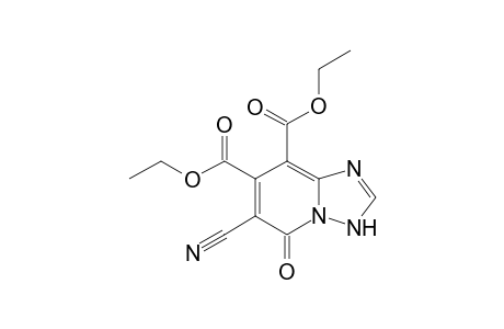 Diethyl 6-cyano-1(3),5-diamino-5-oxo[1,2,4]triazolo[1,5-a]pyridone-7,8-dicarboxylate