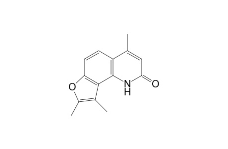 4,8,9-trimethylfuro[2,3-h]quinolin-2(1H)-one