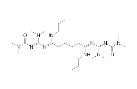 1,4-Bis[3,5-bis(dimethylamino)-1-propylamino-6-oxa-2,4-diaza-1,3,5-hexatrienyl]butane