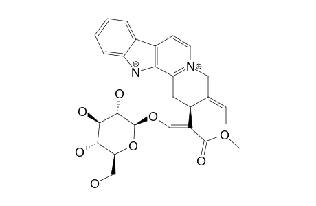 3,4,5,6-TETRADEHYDROGEISSOSCHIZINE-17-O-BETA-D-GLUCOPYRANOSIDE