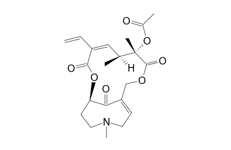Acetic acid (4Z,11Z)-(1R,6S,7S)-6,7,14-trimethyl-3,8,17-trioxo-4-vinyl-2,9-dioxa-14-aza-bicyclo[9.5.1]heptadeca-4,11-dien-7-yl ester