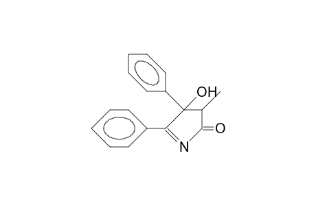 (3R*,4S*)-3,4-Dihydro-4-hydroxy-3-methyl-4,5-diphenyl-2H-pyrrol-2-one
