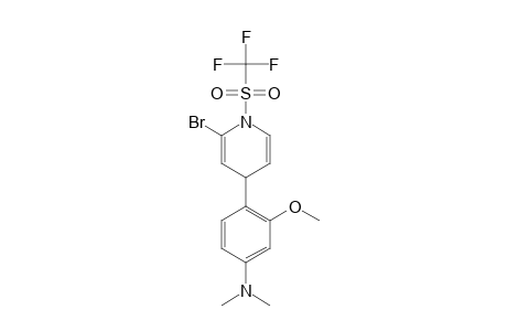 [4-(2-BROMO-1-TRIFLUOROMETHANESULFONYL-1,4-DIHYDRO-PYRIDIN-4-YL)-3-METHOXY-PHENYL]-DIMETHYL-AMINE