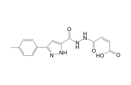(Z)-4-keto-4-[N'-[3-(p-tolyl)-1H-pyrazole-5-carbonyl]hydrazino]but-2-enoic acid