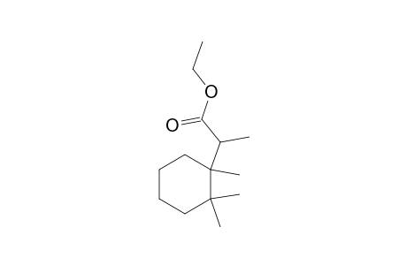 ethyl 2-(1,2,2-trimethylcyclohexyl)propanoate