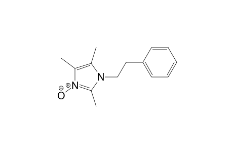 2,4,5-trimethyl-1-oxido-3-phenethyl-imidazol-1-ium