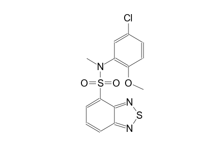 2,1,3-benzothiadiazole-4-sulfonamide, N-(5-chloro-2-methoxyphenyl)-N-methyl-