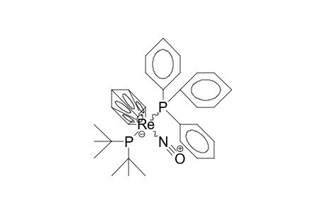 /.eta.-5/-Cyclopentadienyl-nitroso-di-tert-butylphosphido-triphenylphosphino rhenium