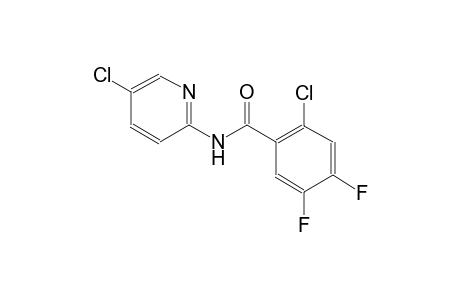 2-chloro-N-(5-chloro-2-pyridinyl)-4,5-difluorobenzamide