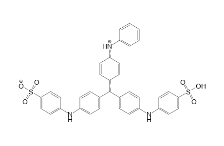 4-{[4-([4-(Phenyliminio)-2,5-cyclohexadien-1-ylidene]{4-[(4-sulfophenyl)amino]phenyl}methyl)phenyl]amino}benzenesulfonate