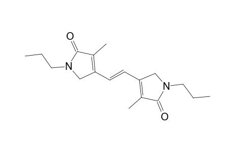 (E)-4,4'-(ethene-1,2-diyl)bis(3-methyl-1-propyl-1H-pyrrol-2(5H)-one)