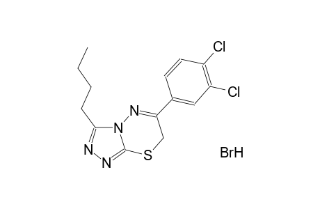 3-butyl-6-(3,4-dichlorophenyl)-7H-[1,2,4]triazolo[3,4-b][1,3,4]thiadiazine hydrobromide