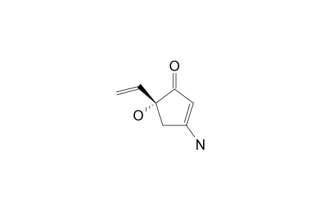 MYROTHENONE-B;3-AMINO-5-ETHENYL-5-HYDROXY-2-CYCLOPENTEN-1-ONE