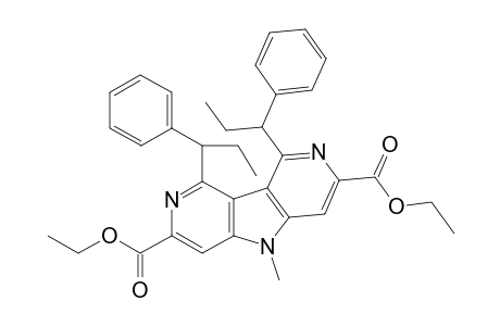 Diethyl 4,5-Bis(1,1-diethylmethyl)-9-methyldipyrido[4,3-b:3',4'-d]pyrrole-2,7-dicarboxylate