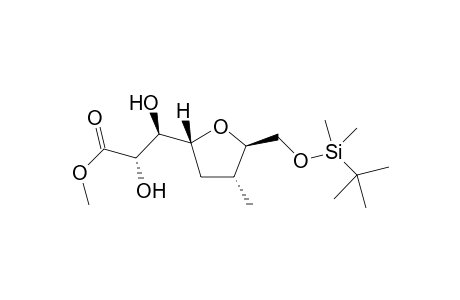 methyl (2S,3R)-3-[(2R,4R,5R)-5-[[tert-butyl(dimethyl)silyl]oxymethyl]-4-methyl-tetrahydrofuran-2-yl]-2,3-dihydroxy-propanoate