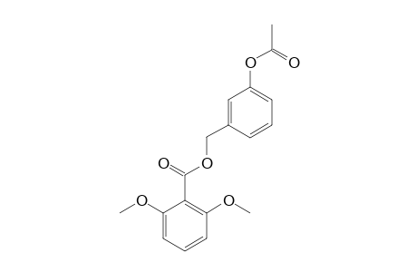 3'-ACETOXYBENZYL-2,6-DIMETHOXYBENZOATE