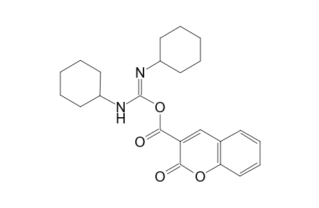 (N,N'-dicyclohexylcarbamimidoyl) 2-oxidanylidenechromene-3-carboxylate