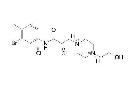 piperazinediium, 1-[3-[(3-bromo-4-methylphenyl)amino]-3-oxopropyl]-4-(2-hydroxyethyl)-, dichloride