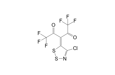 3-(4-Chloro-5H-1,2,3-dithiazol-5-ylidene)-1,1,1,5,5,5-hexafluoropenta-2,4-dione