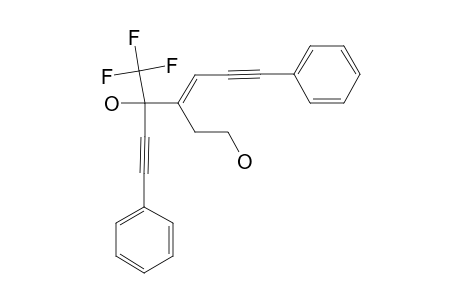 4-(2-HYDROXYETHYL)-1,8-DIPHENYL-3-TRIFLUOROMETHYL-4-HEPTENE-1,6-DIYN-3-OL