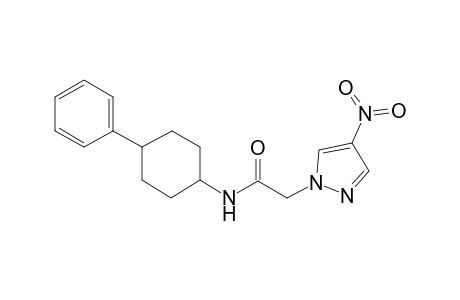 2-(4-nitro-1H-pyrazol-1-yl)-N-(4-phenylcyclohexyl)acetamide