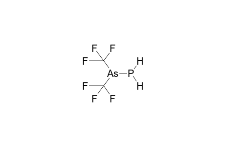 1,1-BIS(TRIFLUOROMETHYL)-1-ARSA-2-PHOSPHAETHANE