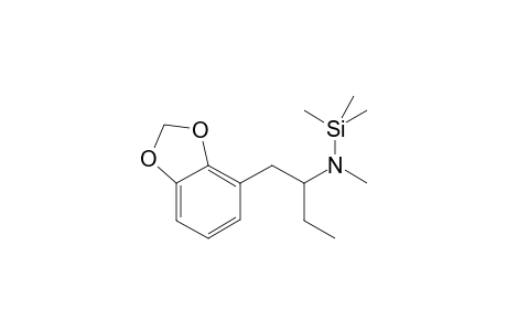 N-Methyl-1-(2,3-methylenedioxyphenyl)butan-2-amine TMS