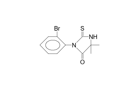 3-(2-Bromo-phenyl)-5,5-dimethyl-2-thioxo-4-imidazolidinone