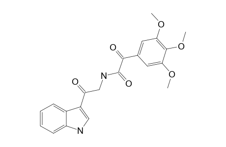 N-[2-(1H-INDOL-3-YL)-2-OXO-ETHYL]-2-OXO-2-(3,4,5-TRIMETHOXYPHENYL)-ACETAMIDE