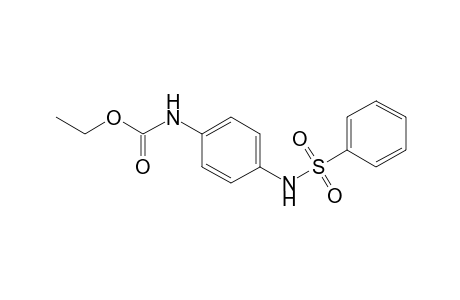Carbamic acid, N-[4-[(phenylsulfonyl)amino]phenyl]-, ethyl ester