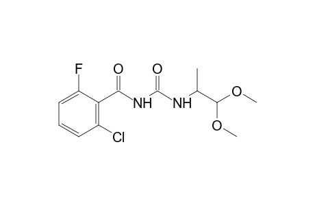 2-[3-(2-chloro-6-fluorobenzoyl)ureido]propionaldehyde, dimethyl acetal