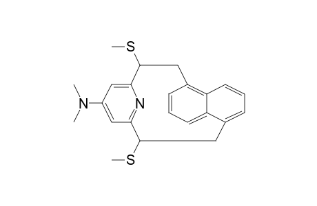 [2](1,5)Naphthaleno[2](2,6)pyridinophane, 17-(dimethylamino)-1,12-bis(methylthio)-, (E)-