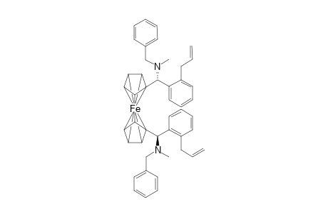 (R,R)-1,1'-Bis-(.alpha.-N-benzyl-N-methylamino-o-allylphenylmethyl)ferrocene