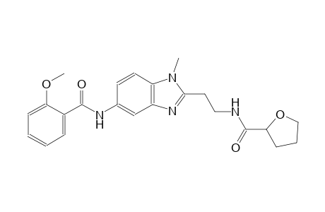 2-furancarboxamide, tetrahydro-N-[2-[5-[(2-methoxybenzoyl)amino]-1-methyl-1H-benzimidazol-2-yl]ethyl]-
