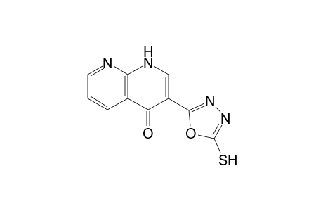 3-(5-mercapto-1,3,4-oxadiazol-2-yl)-1,8-naphthyridin-4(1H)-one