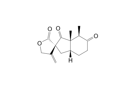 3,6-Dioxo-7-epibakkenolide-A