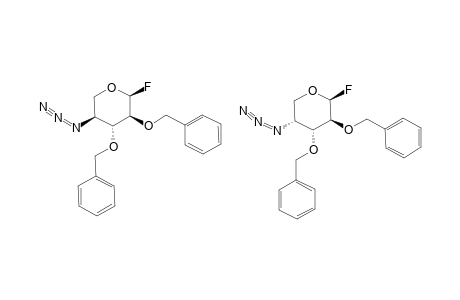 4-AZIDO-2,3-DI-O-BENZYL-4-DEOXY-L-ARABINOPYRANOSYL-FLUORIDE;MIXTURE