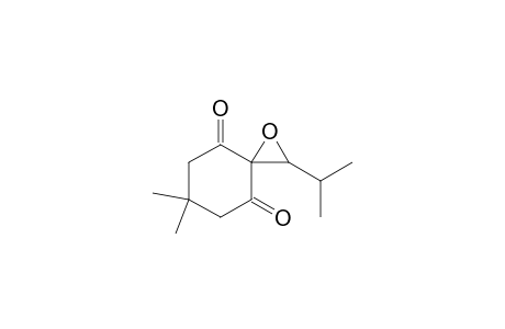 1-Oxaspiro[2.5]octane-4,8-dione, 6,6-dimethyl-2-(1-methylethyl)-