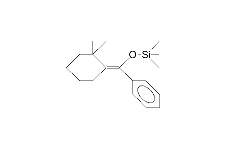 1-(1-Trimethylsiloxy-benzylidene)-2,2-dimethyl-cyclohexane