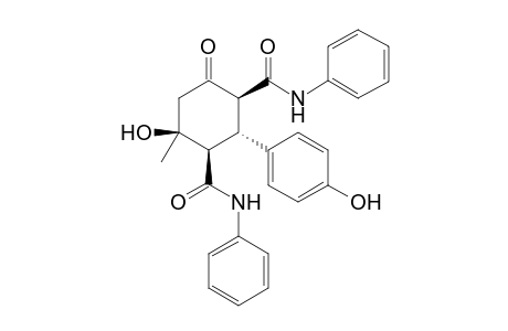 (1S,2R,3R,4S)-6-Hydroxy-6-methyl-2-(4-hydroxyphenyl)-4-oxo-N,N'-diphenylcyclohexane-1,3-dicarboxamide