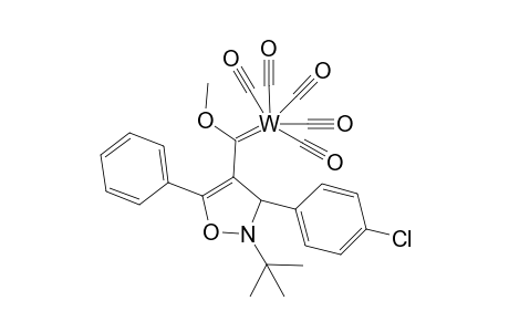 2-(tert-Butyl)-3-(p-chlorophenyl)-4-(methoxymethylene)-5-phenyldihydroisoxazolepentacarbonyltungsten